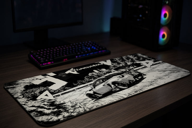 Initial K Extended Desk Mat